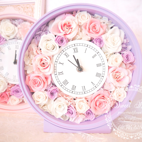 花時計 壁掛け時計 ギフト おしゃれ プレゼント 両親贈呈用 ウエディングギフト 花時計 壁掛け ギフト おしゃれ プレゼント 結婚のプレゼント