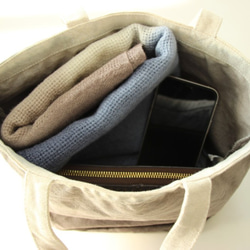 [New Item☆] Mini Tote Bag 灰色 第5張的照片