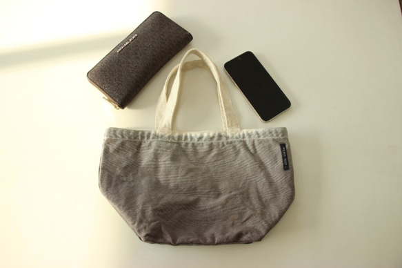 [New Item☆] Mini Tote Bag 灰色 第6張的照片