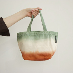 【新品☆限定色】Mini tote bag Green x Red 第1張的照片