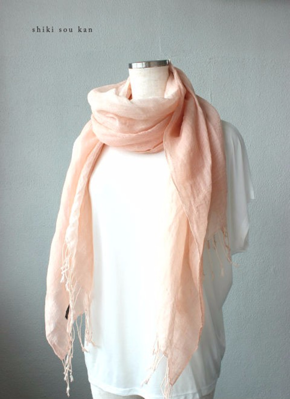 【訂製】3色的Pink♡手染絲巾　T16165 第2張的照片