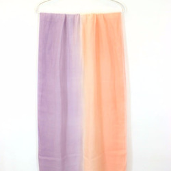 【resale】"tokeiro" smooth scarf made by silk cotton　T16175 第4張的照片