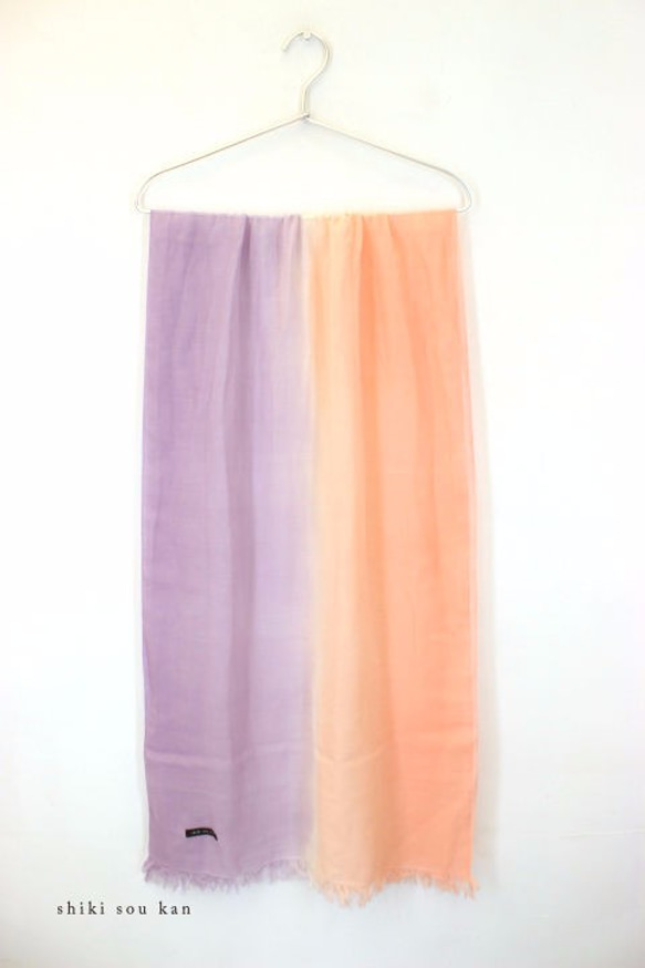 【resale】"tokeiro" smooth scarf made by silk cotton　T16175 第4張的照片