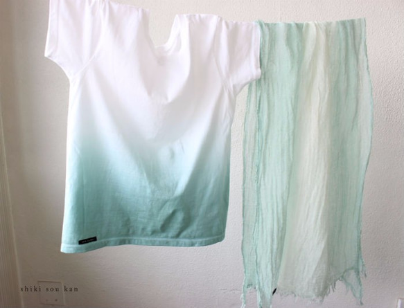 Hand dyed T-shirt  T16505 第1張的照片
