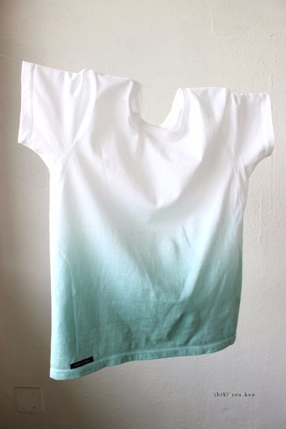 Hand dyed T-shirt  T16505 第3張的照片