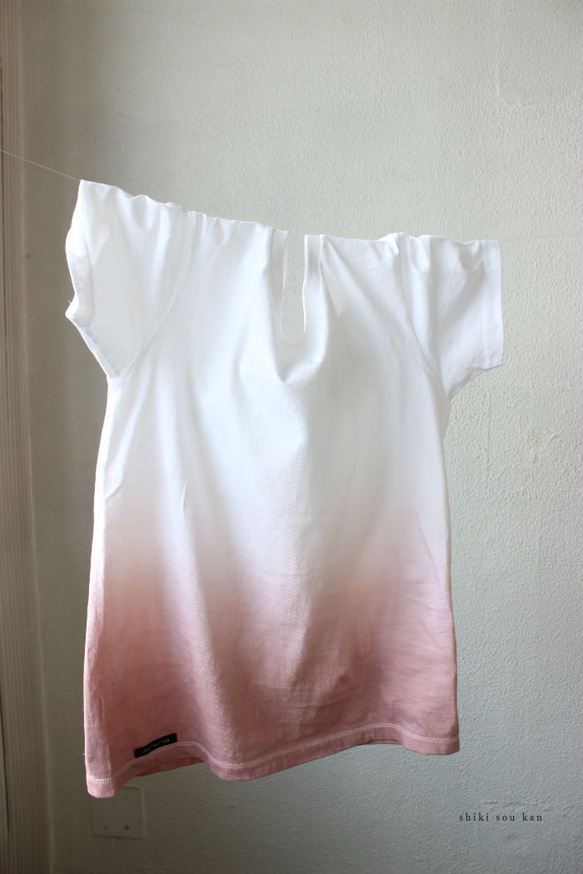 Hand dyed T-shirt T16503 第3張的照片