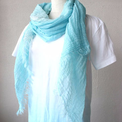 Hand dyed scarf　T16188 第2張的照片