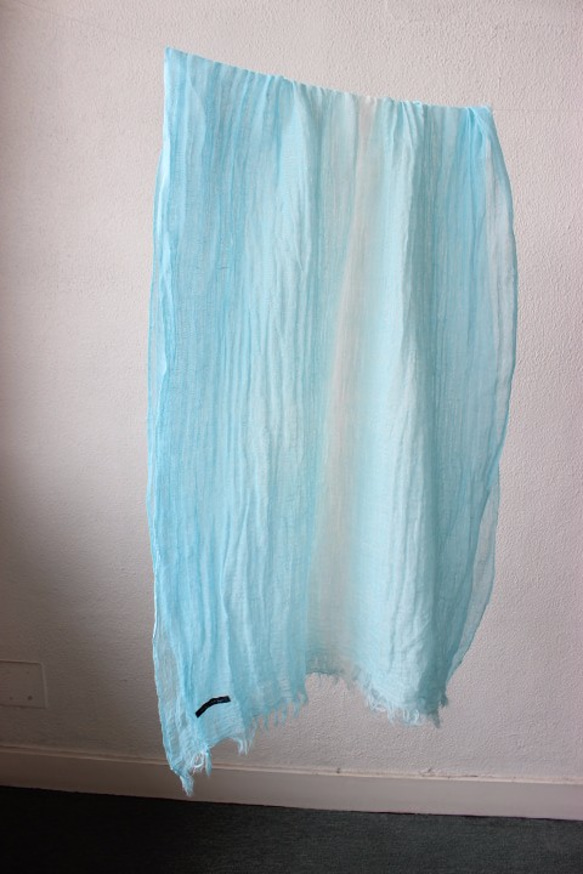 Hand dyed scarf　T16188 第3張的照片