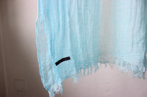 Hand dyed scarf　T16188 第4張的照片