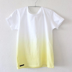 cotton100％ Hand dyed T-shirt★summer yellow T17306 第3張的照片