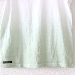 cotton100％ Hand dyed T-shirt★summer green T17307 第4張的照片