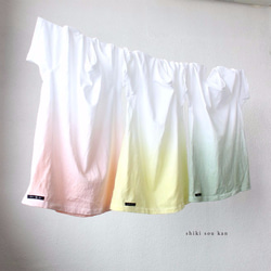 cotton100％ Hand dyed T-shirt★summer green T17307 第5張的照片
