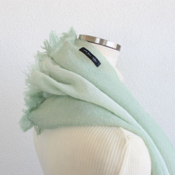 [再次上架]春季彩色棉線圍裙[綠色] 第3張的照片