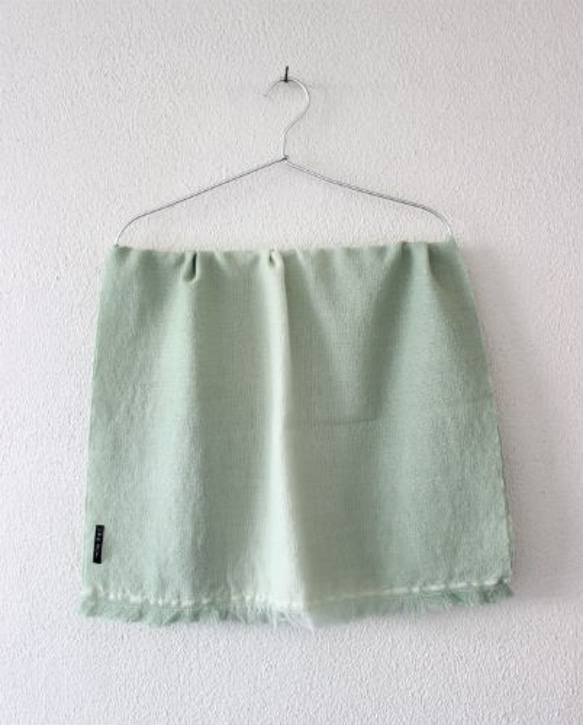 [再次上架]春季彩色棉線圍裙[綠色] 第5張的照片