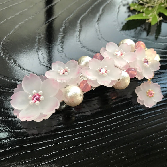 はんなり｡｡。八重桜♪〜バレッタ〜 1枚目の画像