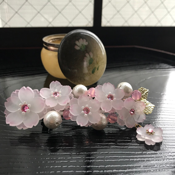 はんなり｡｡。八重桜♪〜バレッタ〜 3枚目の画像