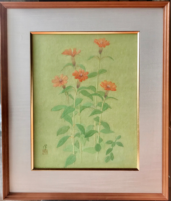 植物絵画　額入り 楽天市場】絵画 モノクロ 版画 | ワイヤープランツと多肉植物 白