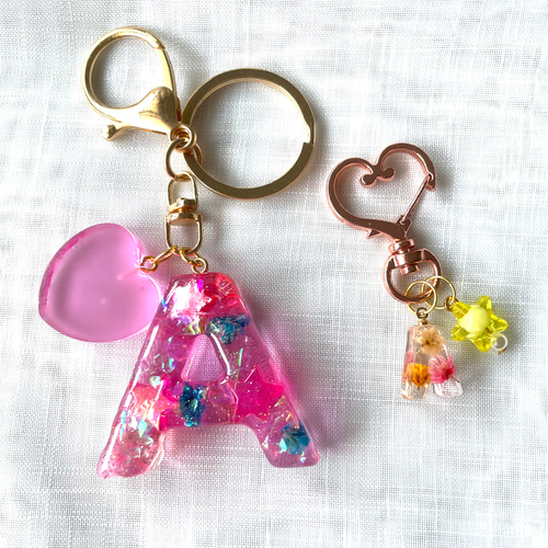 ミニ！世界にひとつだけ☆イニシャルキーホルダー キーホルダー