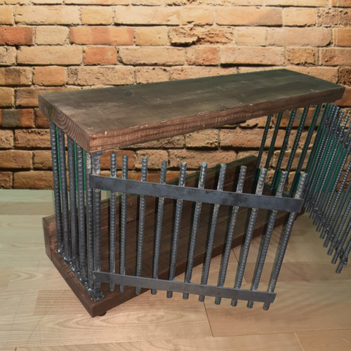 個性派インテリア】ハンドメイド☆アイアン檻型ディスプレイボックス