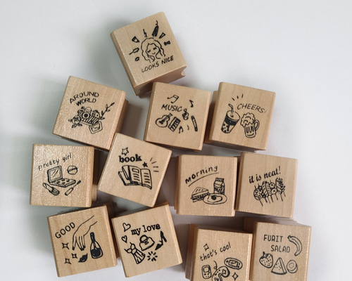 【イギリス　ハンドメイド】ヴィンテージスタンプ 0_61ef8a9c141c5ef5ab3f771c8a83