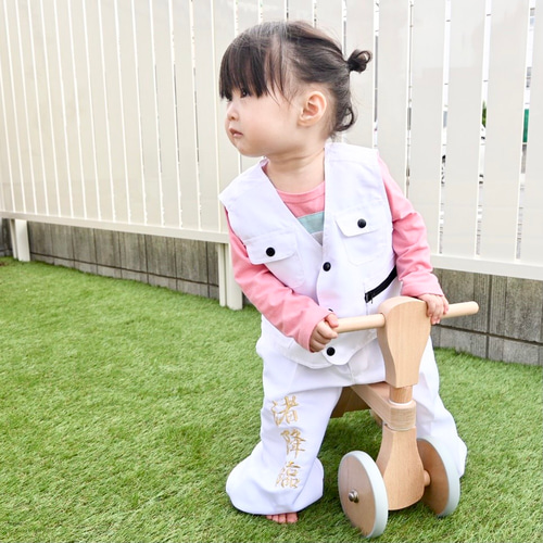 小さな走り屋さん［爆泣天使］90㎝-120㎝ 特攻服/刺繍/名入れ/子供服