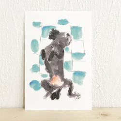 (009)NALU Blue No.1poodle 6枚目の画像