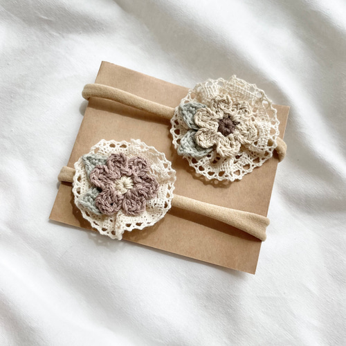 Newベビーヘアクリップ　ハンドメイド　刺繍レースお花　ヘアピン Newベビーヘアクリップハンドメイド刺繍レースお花ヘアピン