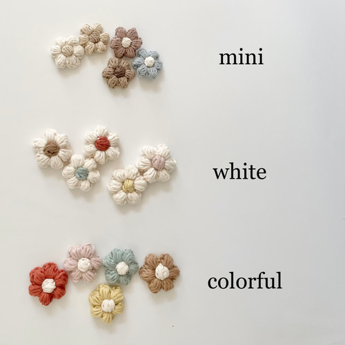 ミニクリップ 20個セット お花 ベビー キッズ ヘアアクセ アレンジ
