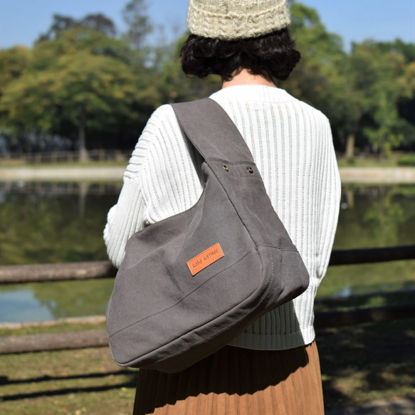 [定做] Kurashiki Canvas Square Tote Bag 黃色 第3張的照片