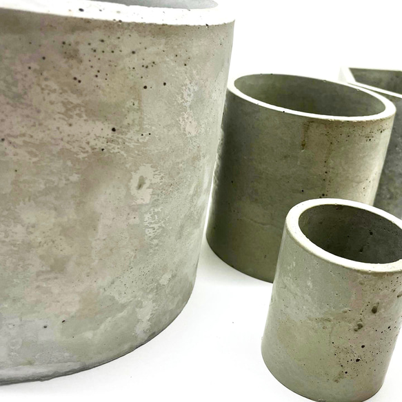 mor-circle　Ｌ【モルタル　サークル　プランターカバー　鉢カバー　大】 3枚目の画像