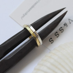 ランダム槌目リング　太　sv 2枚目の画像