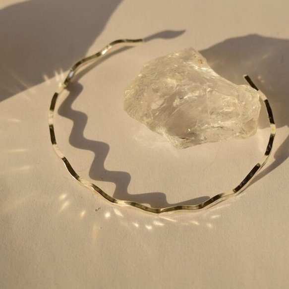 Uneune Poko Poko 手鐲 1.5 mm sv925 第2張的照片