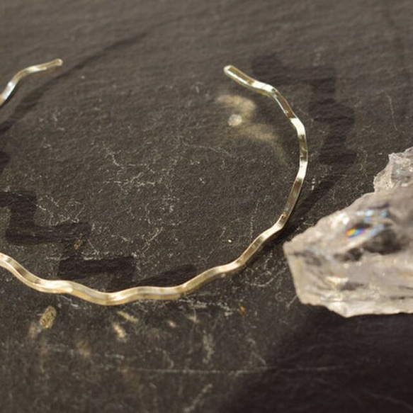 Uneune Poko Poko 手鐲 1.5 mm sv925 第4張的照片