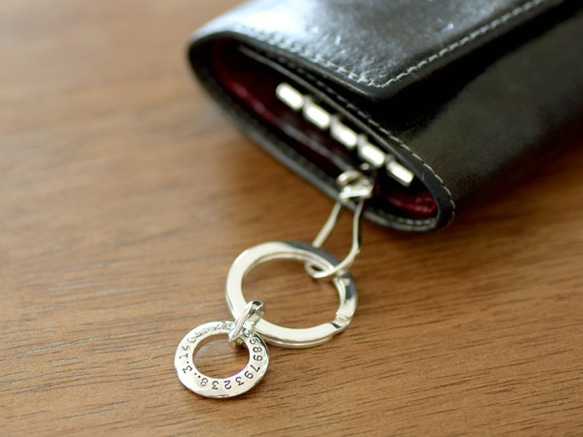 Endless pair key ring Men's key ring 第7張的照片