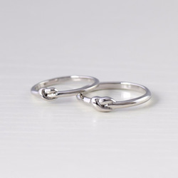 二人の縁を結ぶ結婚指輪　レディースサイズ　Pt900 4枚目の画像