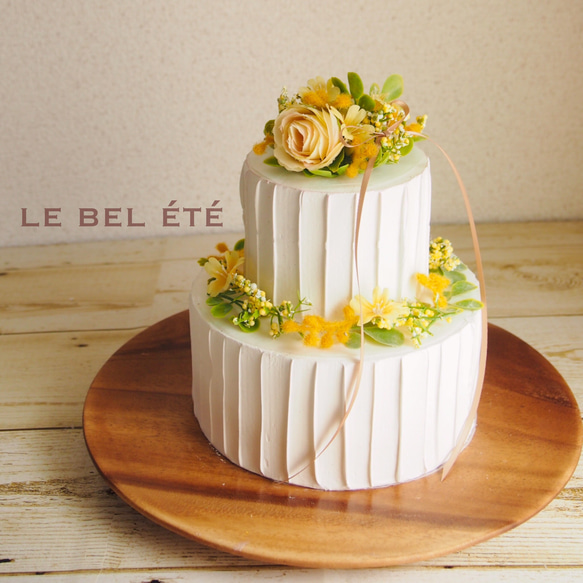 みかんページ⭐️ミモザクレイケーキ ♡ミモザ♡クレイケーキ/フェイクケーキ 雑貨・その他 le bel été 通販