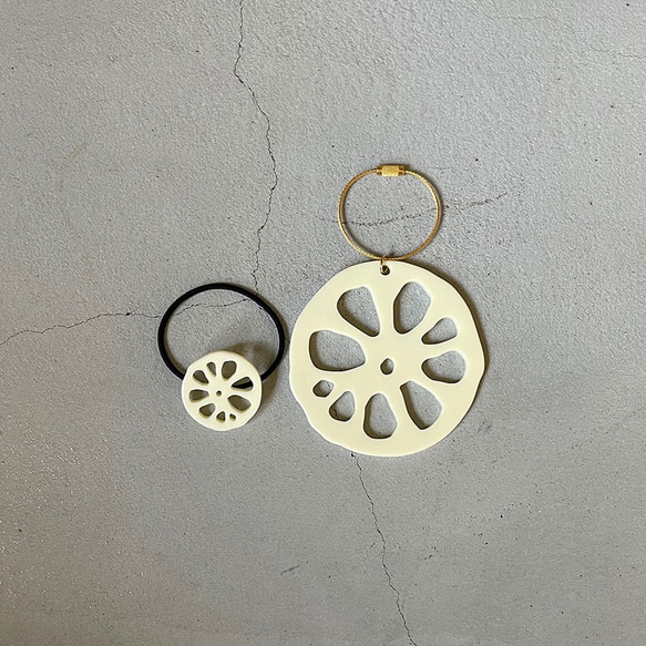 ○ れんこん(Lotus root) key chain ○ 3枚目の画像