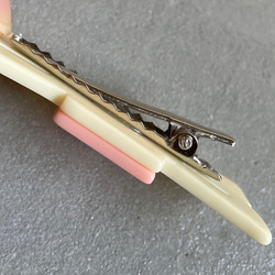 ○Bow tie clip ○ ivory(S) 6枚目の画像