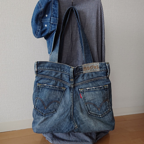 ❤デニムバッグ(165)❤ 【使いやすいサイズのバッグです❗】 トート  