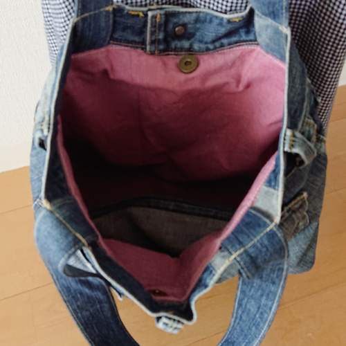 ❤デニムバッグ(165)❤ 【使いやすいサイズのバッグです❗】 トート 