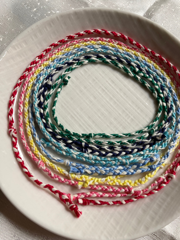 組紐ミサンガ ブレスレット ayakaaav12v 通販 11849913｜Creema(クリーマ)