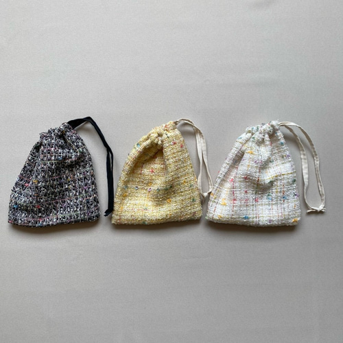 カラフルなファンシーツイード(tweed733) 生地 アトリエ明林繊維 通販