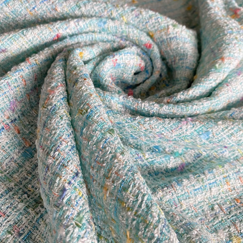 カラフルなファンシーツイード(tweed733) 生地 アトリエ明林繊維 通販