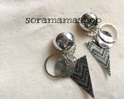 シルバー×ボヘミアン ピアス ピアス（その他） さら 通販 5192982