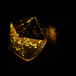 ペーパーランプシェード　Paper Lamp shades Polyhedra 20-5 #01 LEDキャンドル付 2枚目の画像