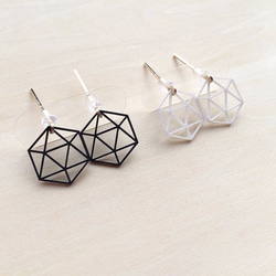 Paper piarced earring 14kgf 0004 WHITE PV14G-0004W 第5張的照片