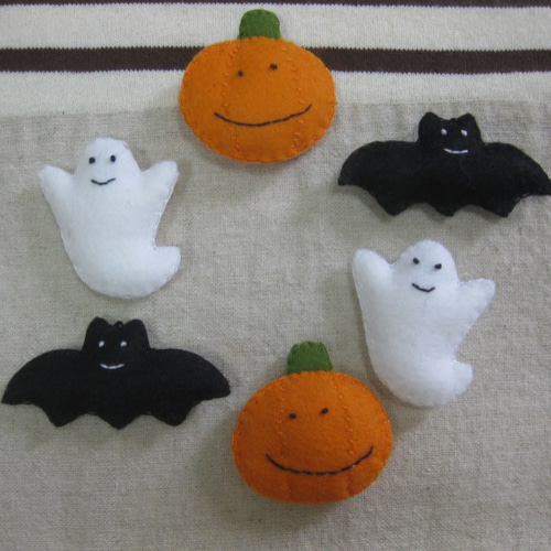 ハロウィンのオーナメント ハンドメイド フェルト その他雑貨