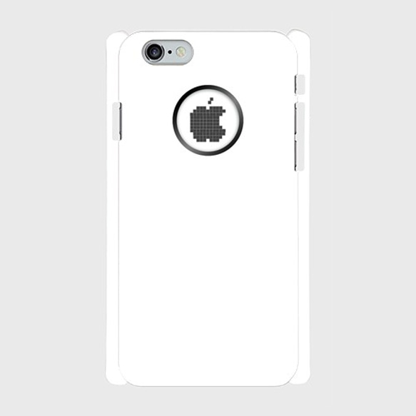 ドットりんご　白　iphoneケース（iphone6、iphone5、iphone5s、iphone5c） 2枚目の画像