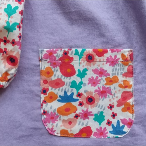 イニシャル刺繡付きも可☆1点物120㎝☆人魚姫の手刺繍スモック その他