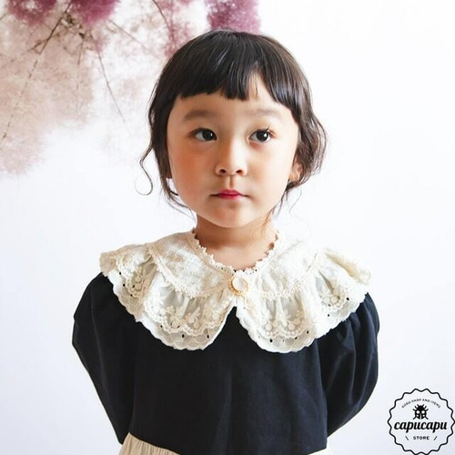 bijou Lace cape ビジューケープ 付け襟 つけ襟 入学式 ドレス 卒園式 